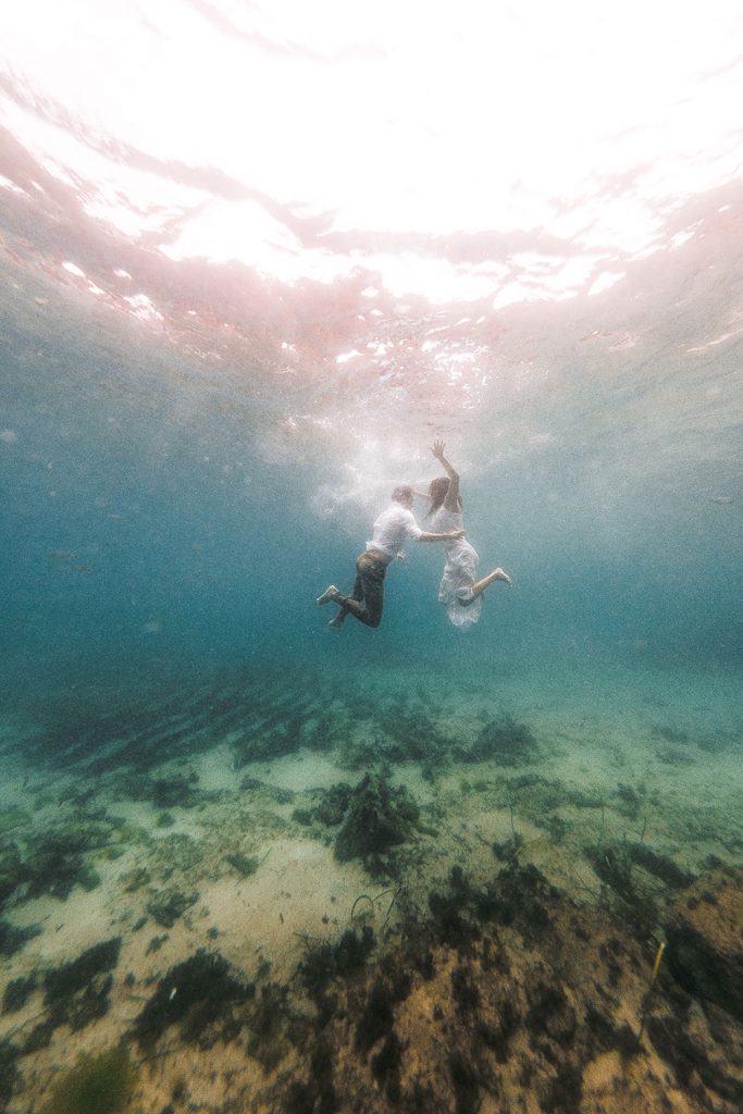 Preboda bajo el agua