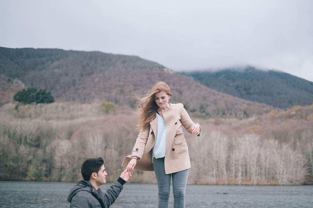 Fotos preboda en la montaña del Montseny