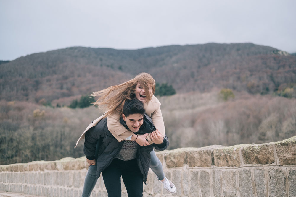 Fotos preboda en la montaña del Montseny