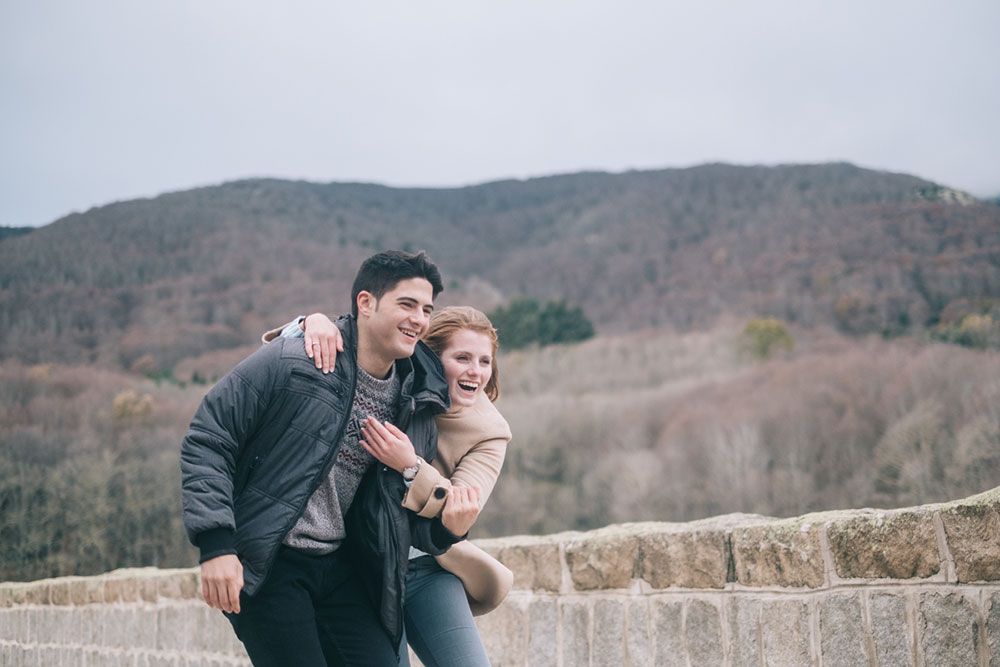 Fotos preboda en la montaña del Montseny