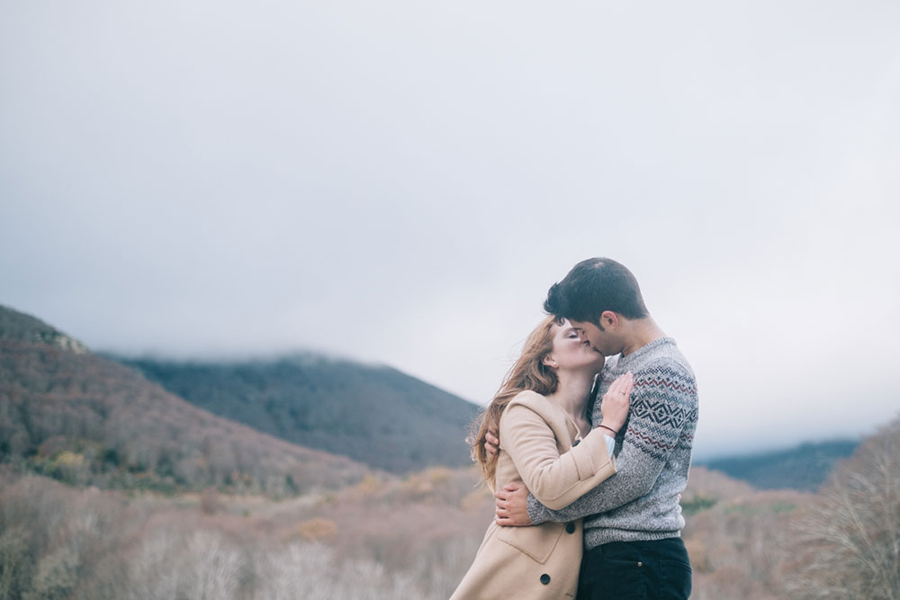 Fotos preboda en la montaña del Montseny