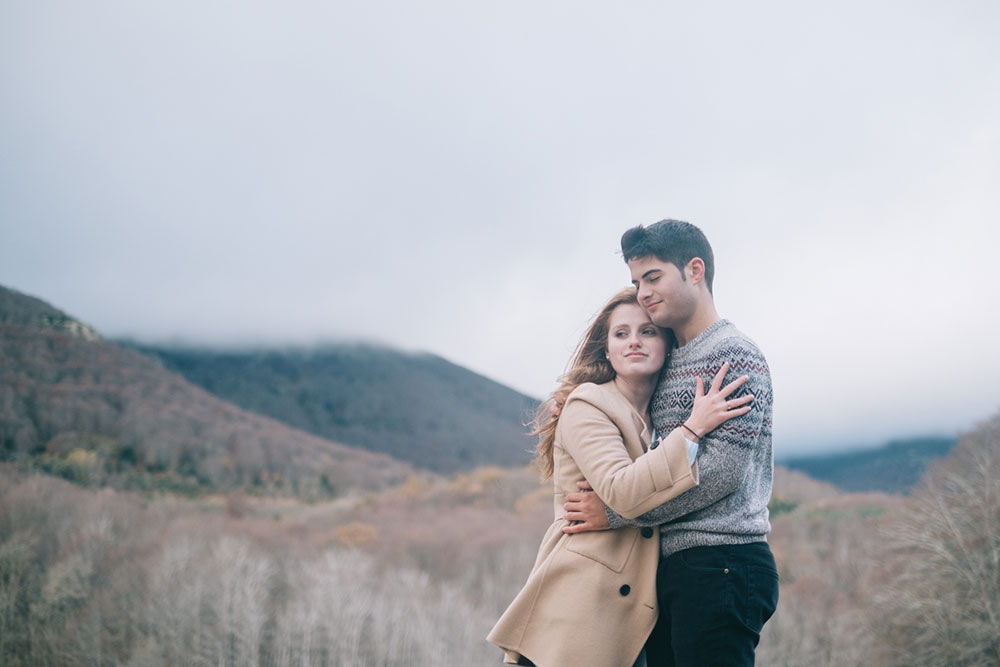 Fotos preboda en la montaña del Montseny