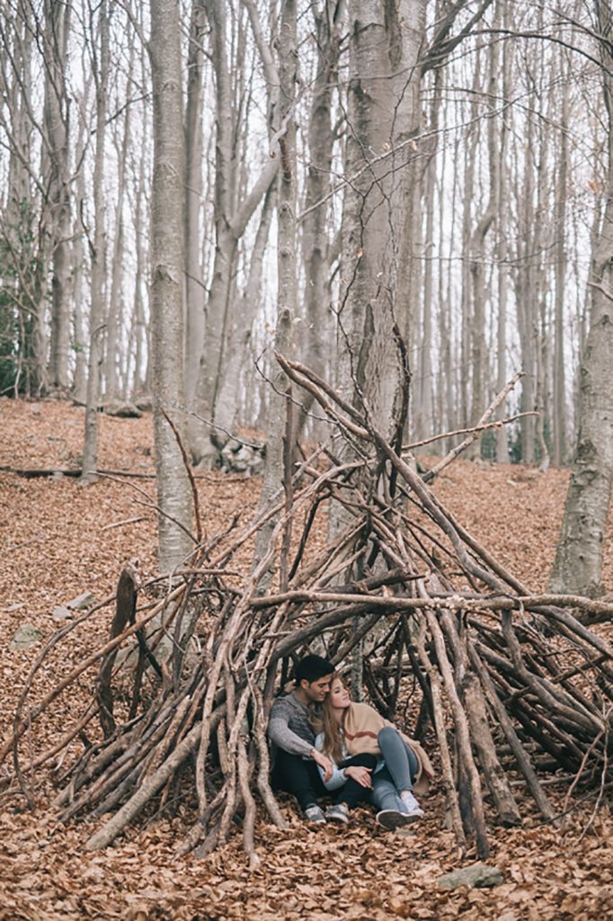 Fotos preboda en la montaña del Montseny