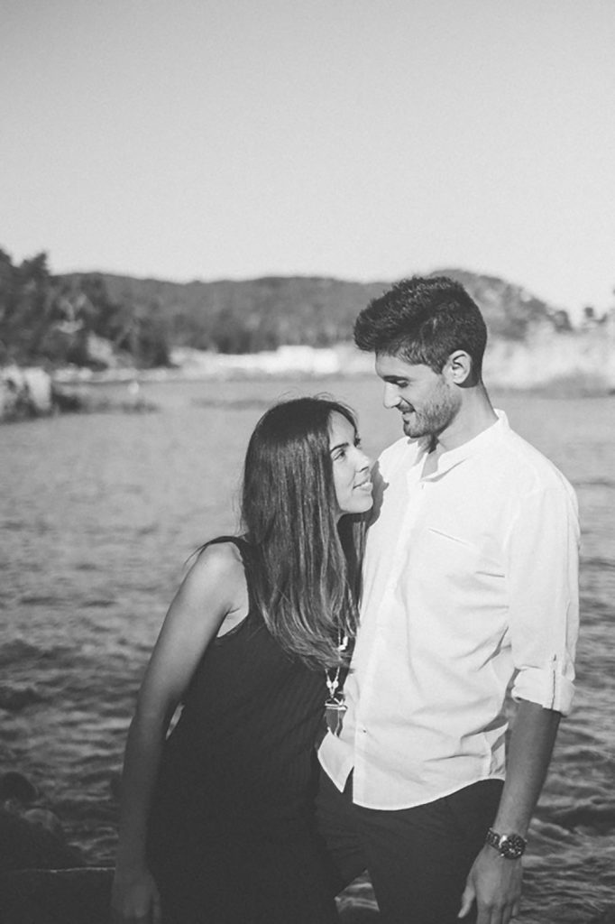 Sesión de fotos preboda en a playa