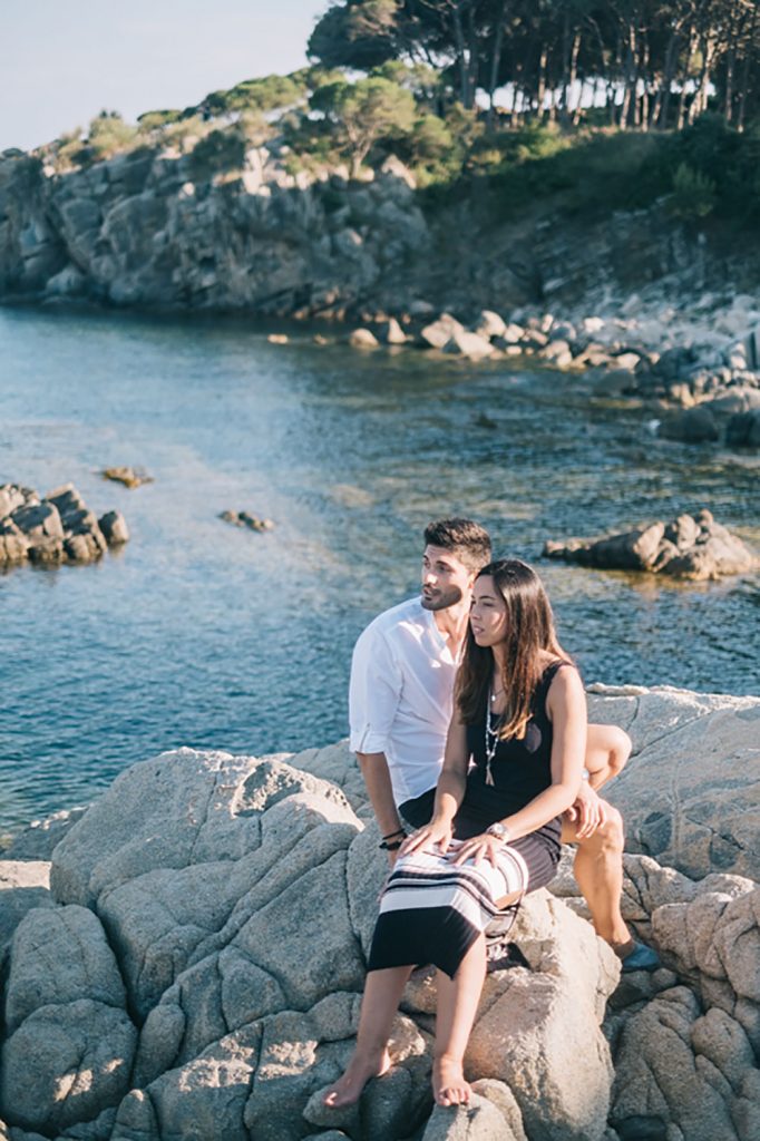 Sesión de fotos preboda en a playa