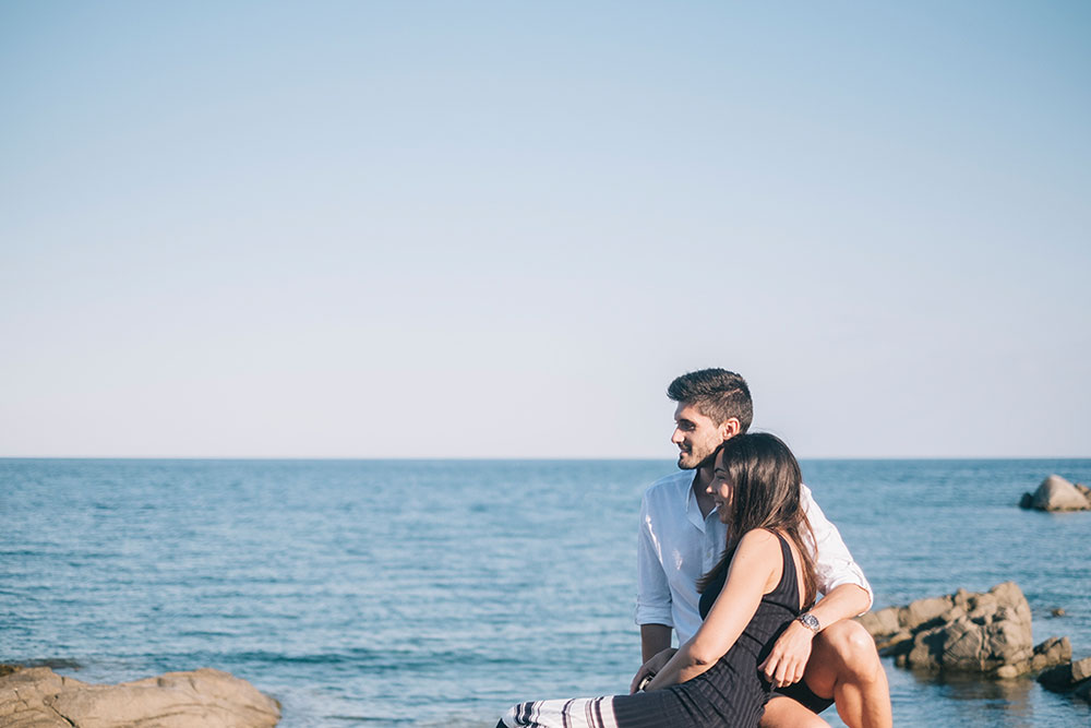 Sesión de fotos preboda en a playa