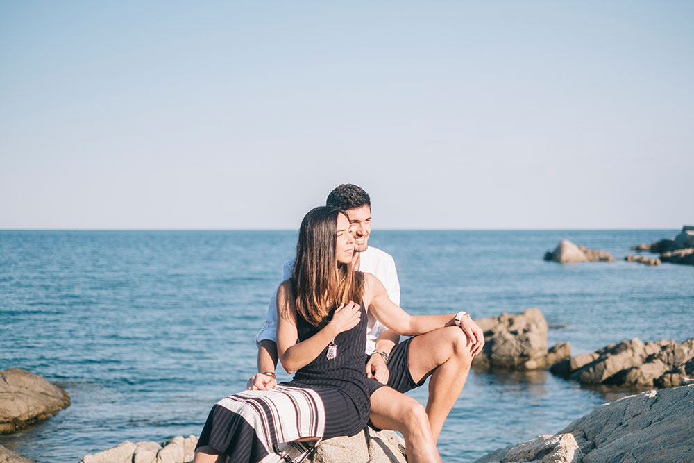 Sesión de fotos preboda en a playa