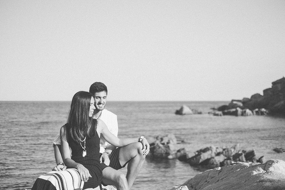 Sesión de fotos preboda en a playa