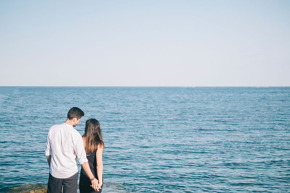 Sesión de fotos preboda en a playa