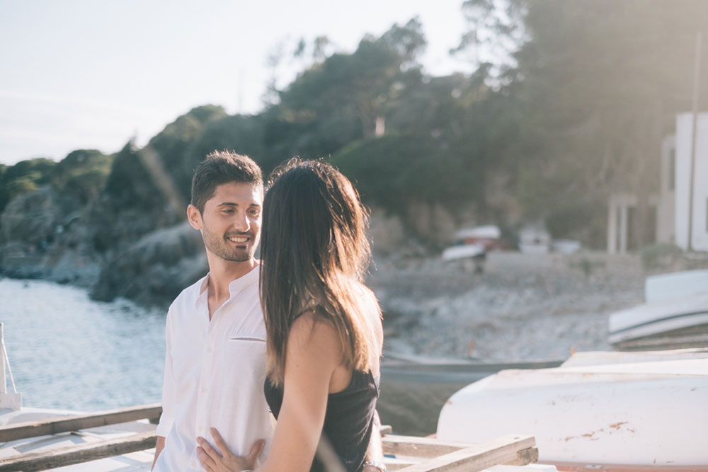 Sesión de fotos preboda en a playa