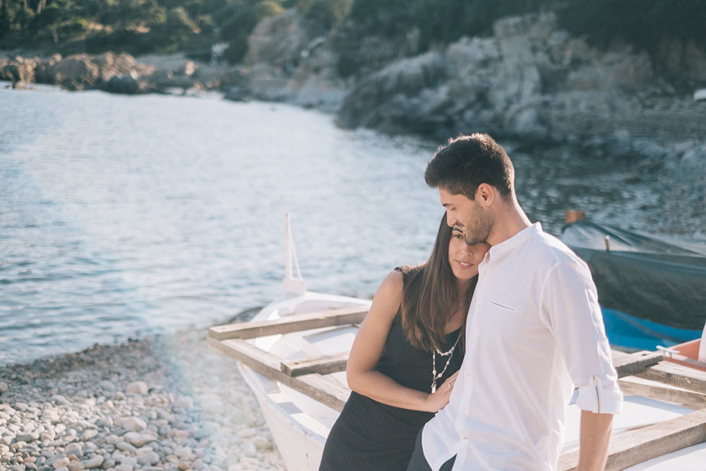 Sesión de fotos preboda en a playa