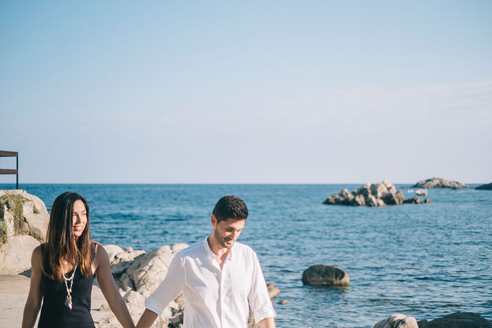 Sesión de fotos preboda en a playa