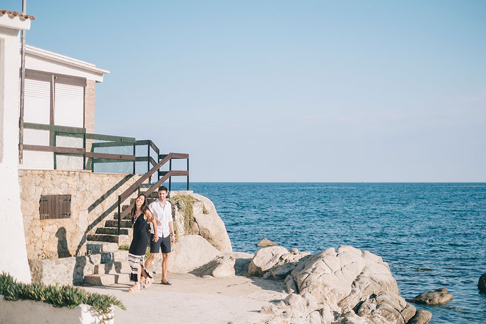 Sesión de fotos preboda en a playa