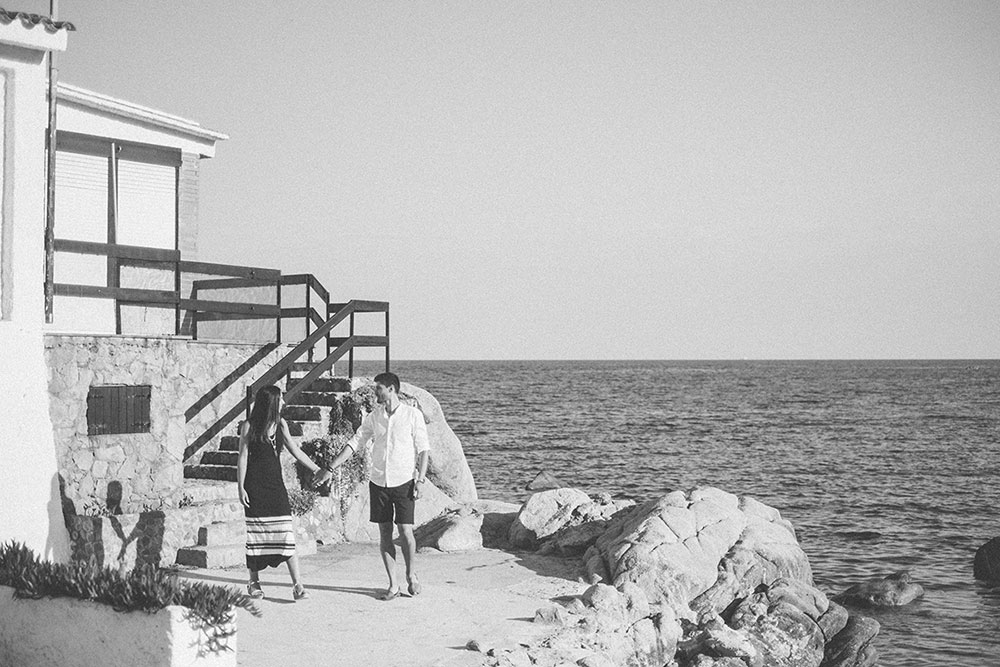 Sesión de fotos preboda en a playa