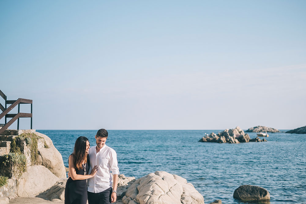 Sesión de fotos preboda en a playa