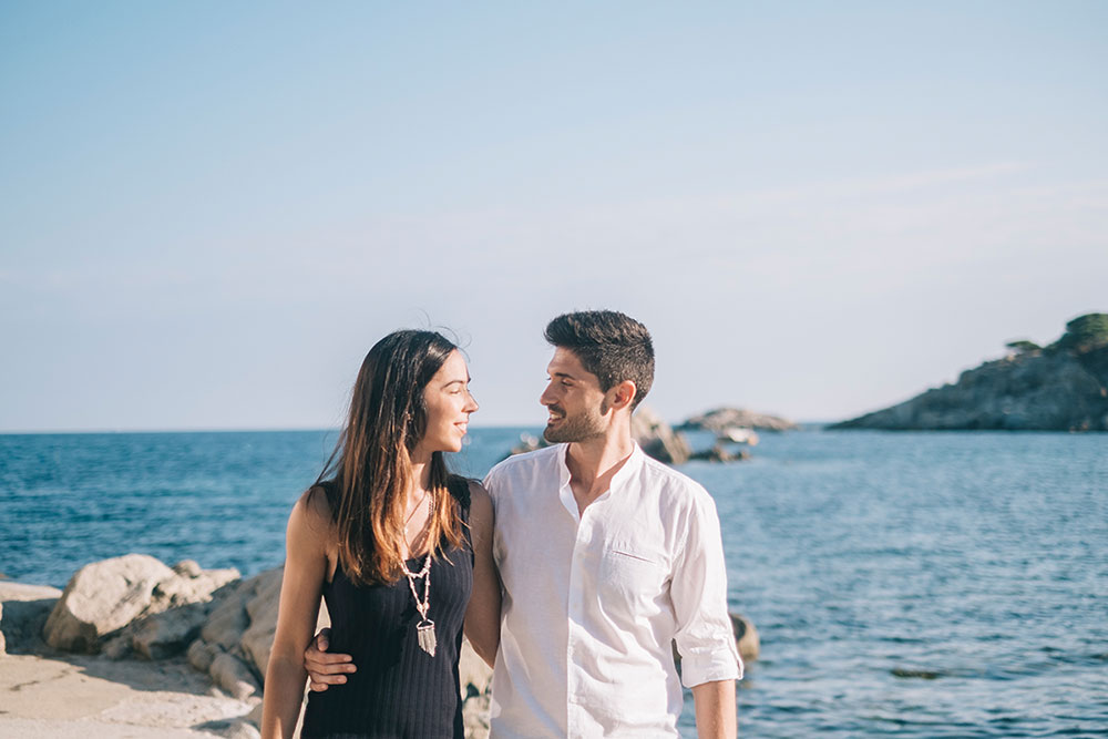 Sesión de fotos preboda en a playa