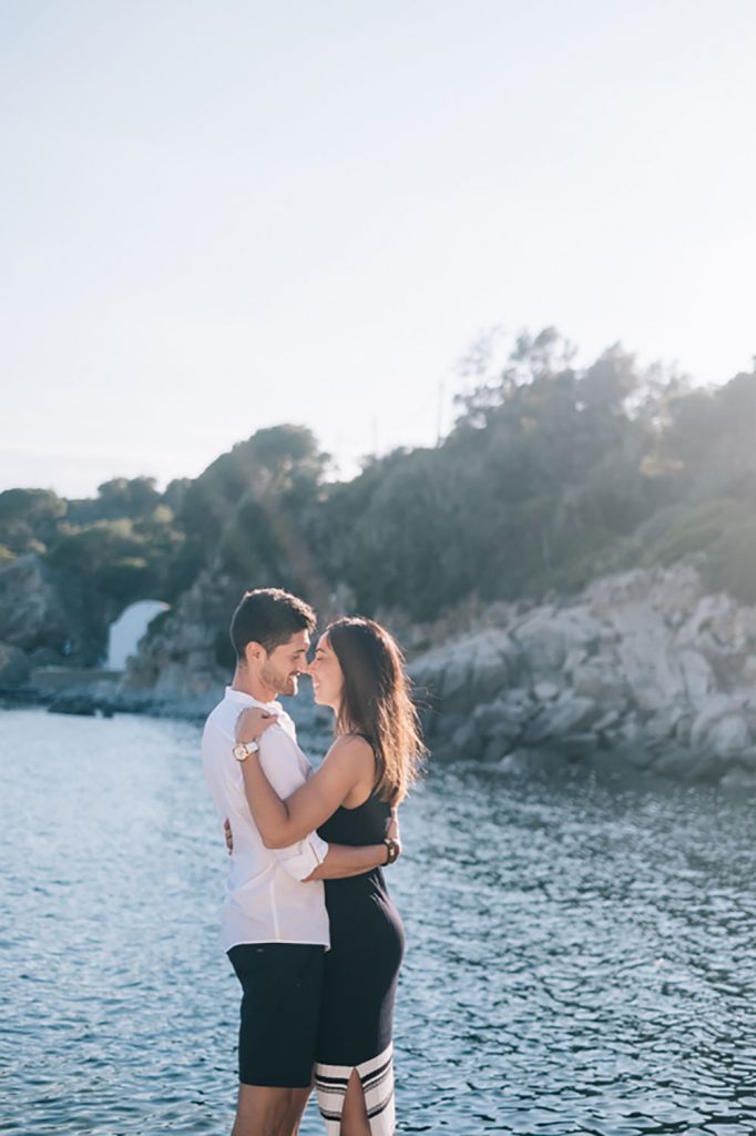 Sesión de fotos preboda en a playa