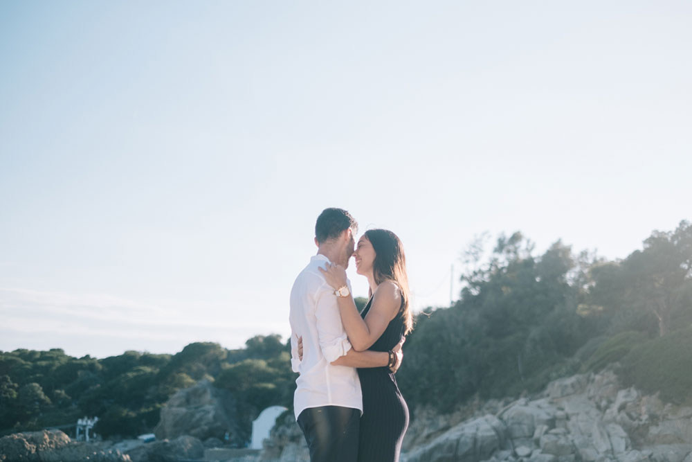 Sesión de fotos preboda en a playa