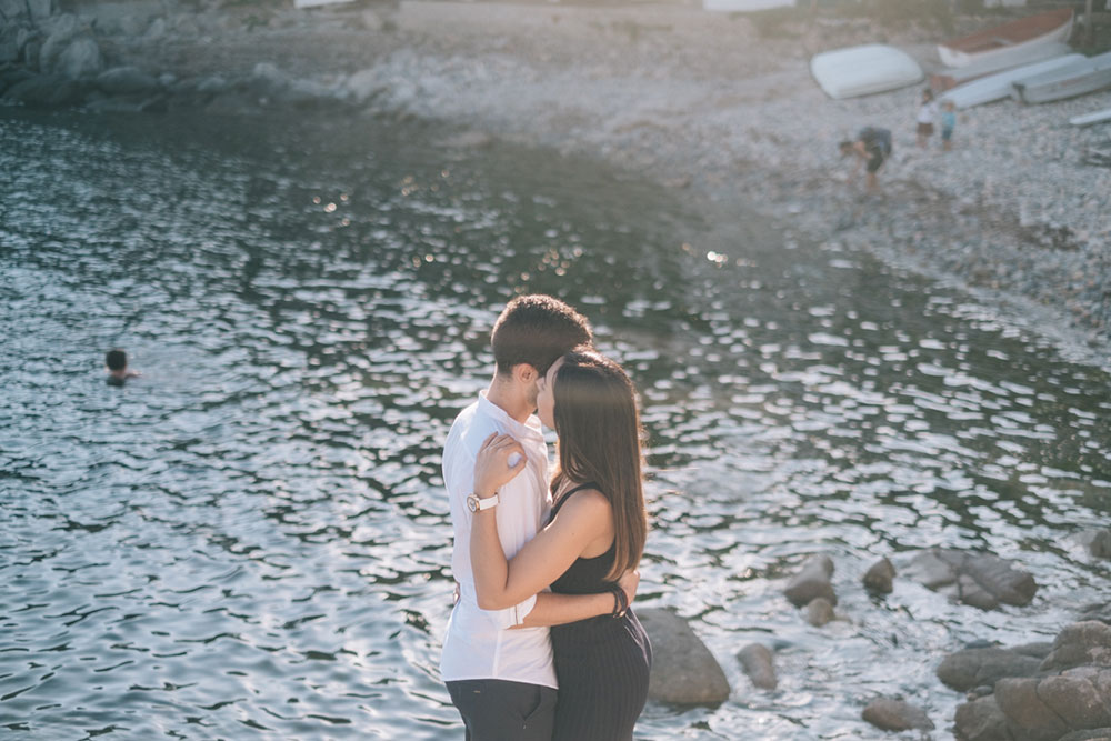 Sesión de fotos preboda en a playa