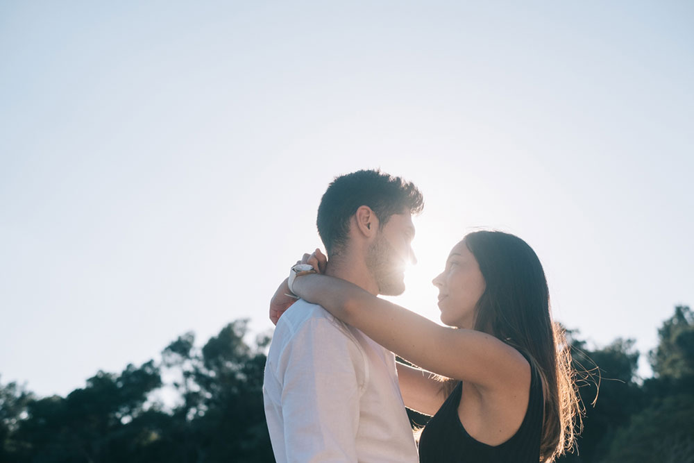 Sesión de fotos preboda en a playa