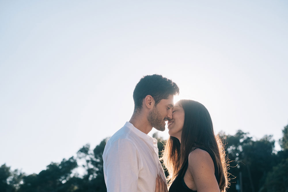 Sesión de fotos preboda en a playa