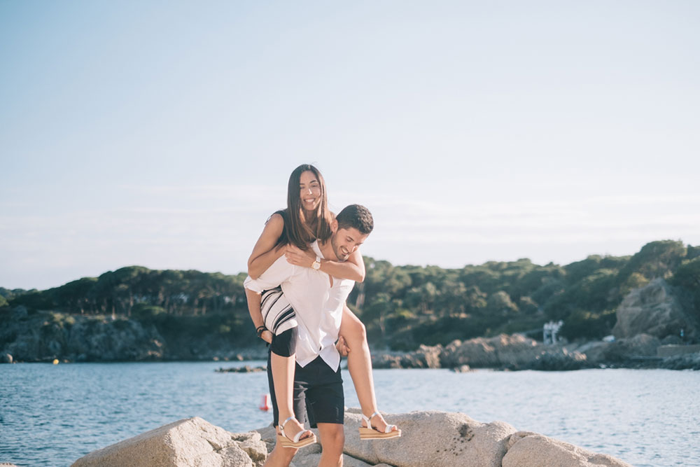 Sesión de fotos preboda en a playa