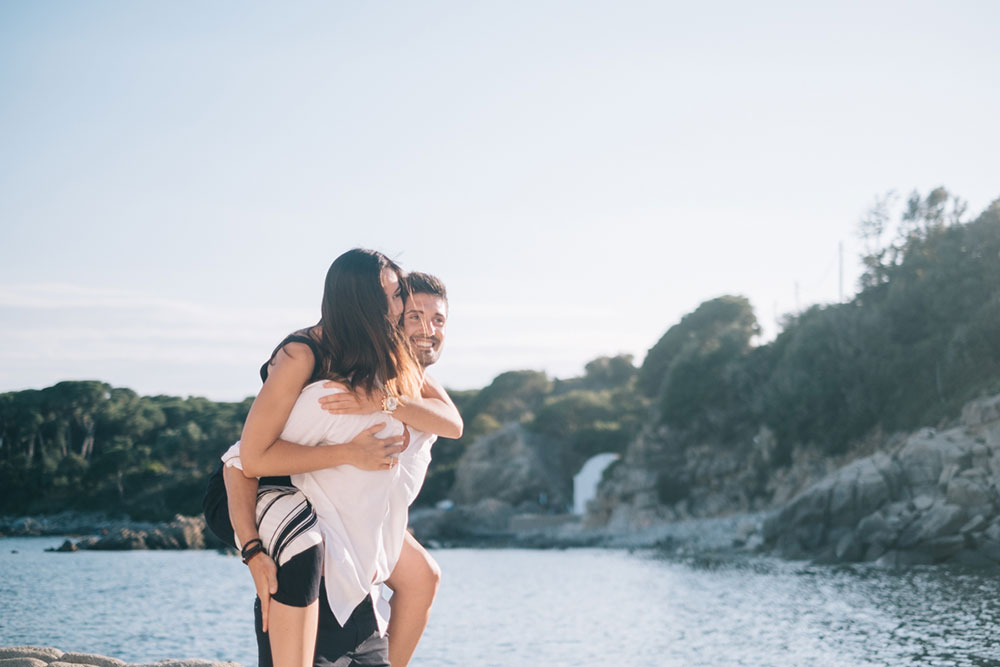 Sesión de fotos preboda en a playa