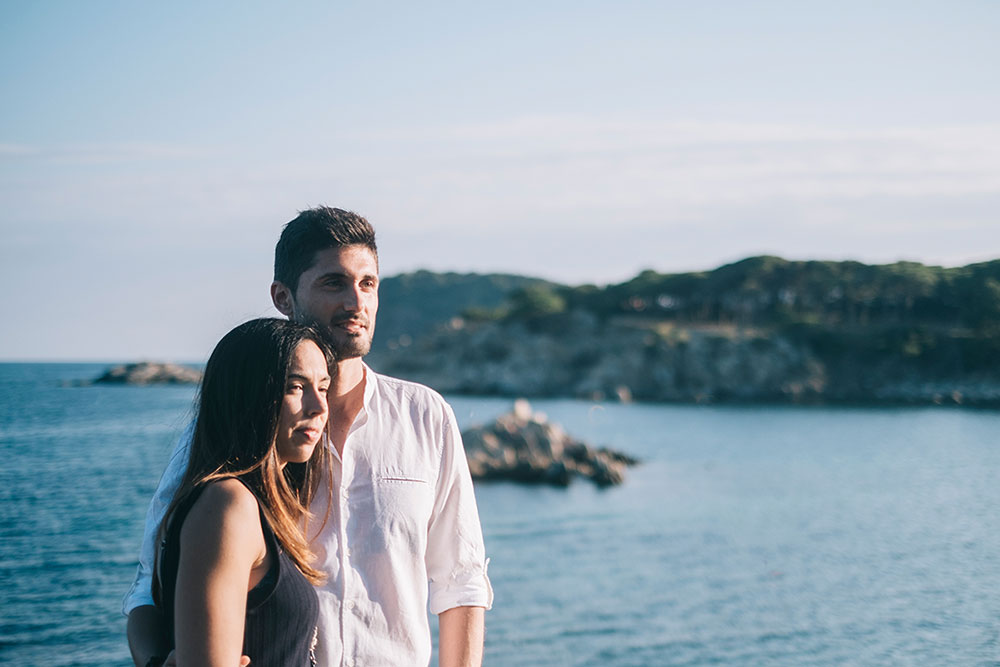 Sesión de fotos preboda en a playa