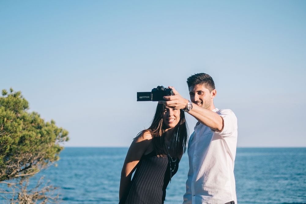 Sesión de fotos preboda en a playa